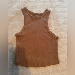 Wild Fable Women's Brown Vest tank top
